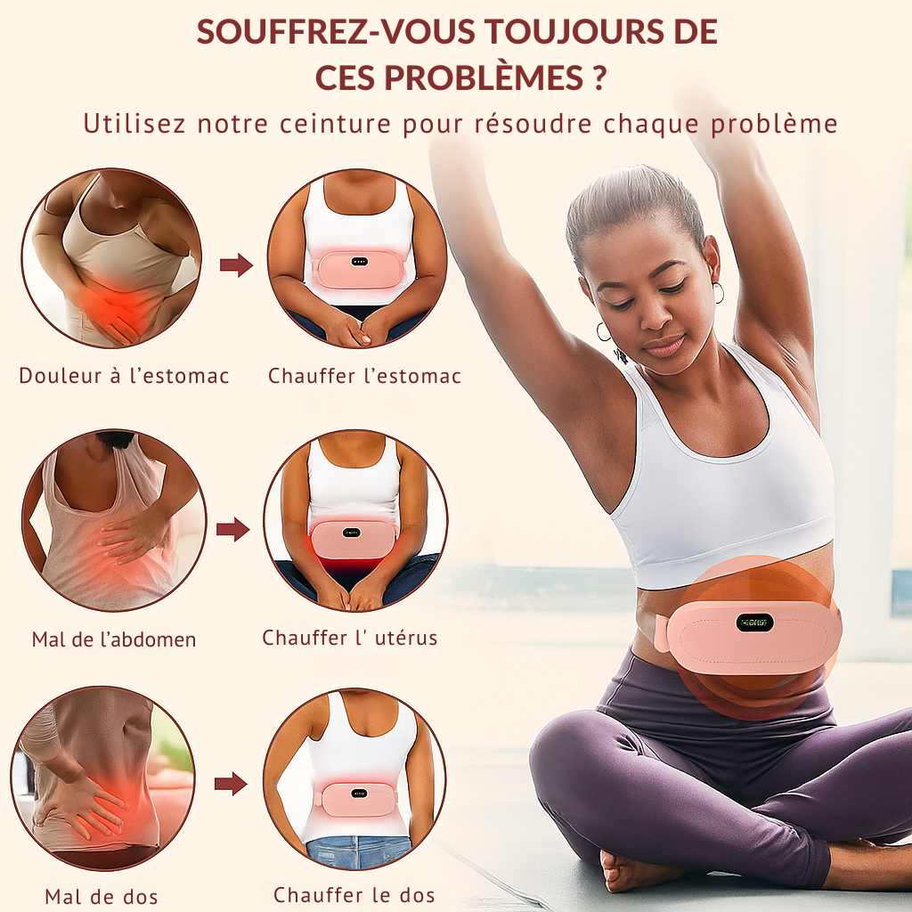 Ceinture Menstruelle chauffante intelligente pour les règles